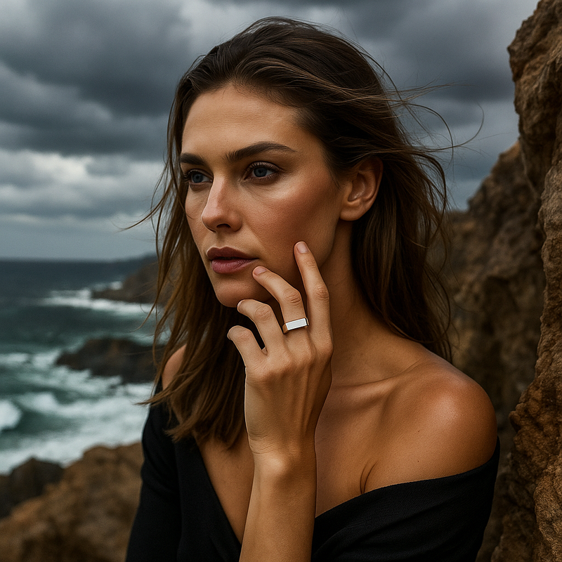 Zara - Βασικό Ασημένιο Δαχτυλίδι