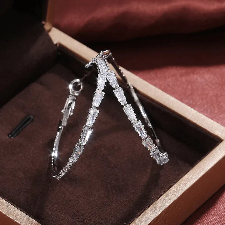 Σκουλαρίκια Camilla Vestalia | Λευκό Χρυσό 18k