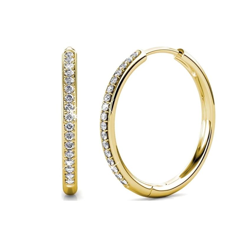 Σκουλαρίκια Sorel Pave | Λευκό Χρυσό 14k