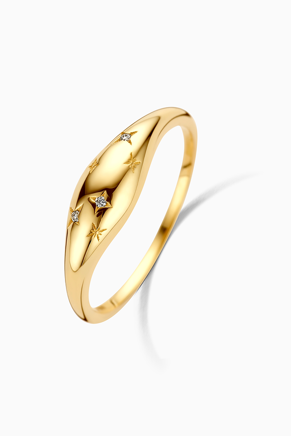 Δαχτυλίδι με Διαμάντι σε Χρυσό 14k
