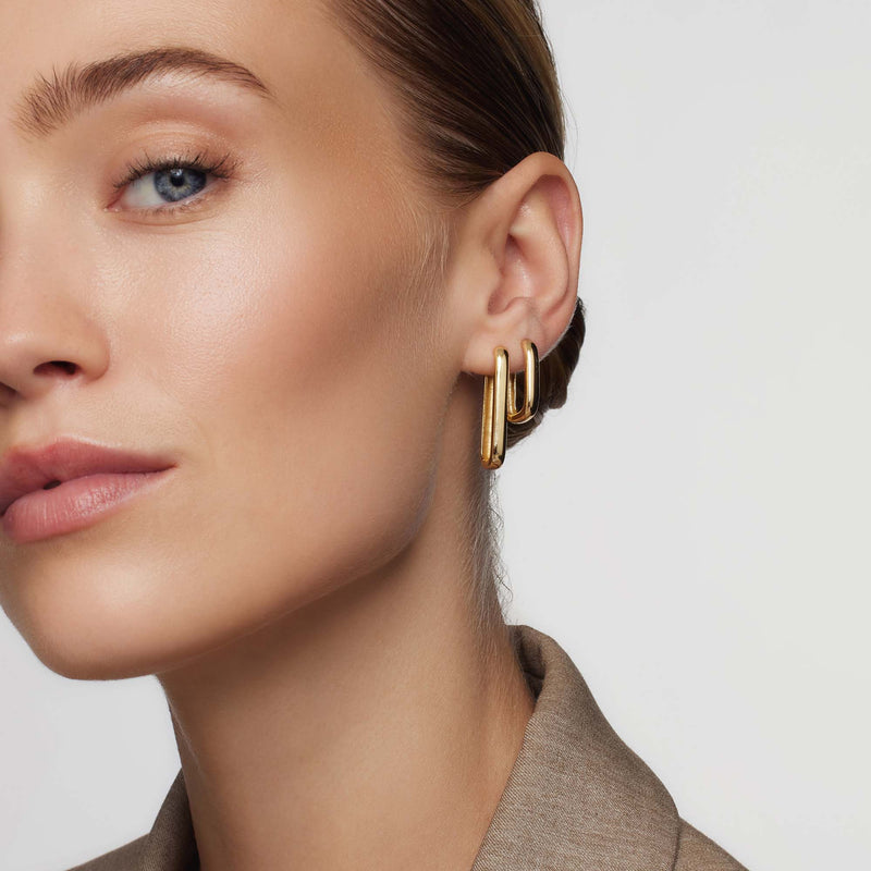 Ikon Hoops | 18k Gold