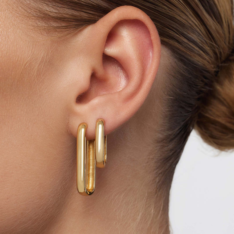 Ikon Hoops | 18k Gold