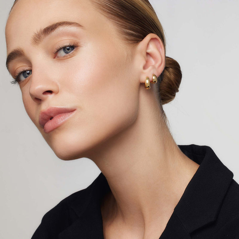 Rue Hoops | 18k Gold