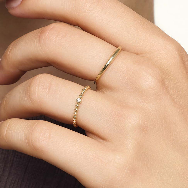 Δαχτυλίδι Slank Kuppelring | Χρυσό 14k