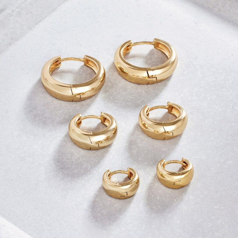 Μίνι Σκουλαρίκια σε Χρυσό 18k