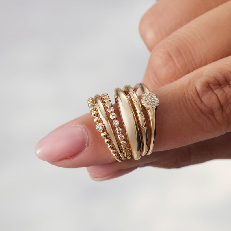 Δαχτυλίδι Slank Kuppelring | Χρυσό 14k