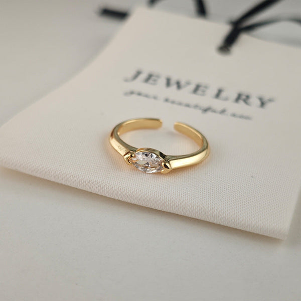Δαχτυλίδι Aya Sterling | Λευκό Χρυσό 16k