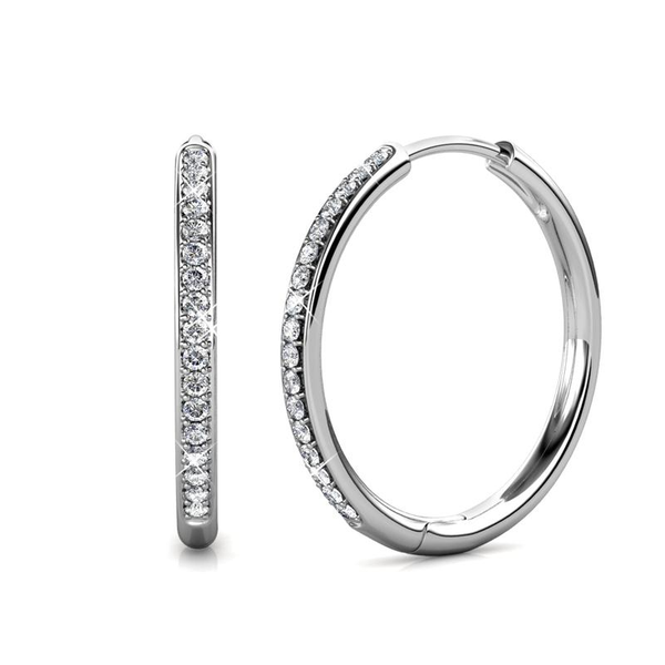 Σκουλαρίκια Sorel Pave | Λευκό Χρυσό 14k