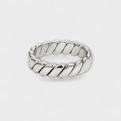Δαχτυλίδι Calira Twisted Infinity Ασημένιο