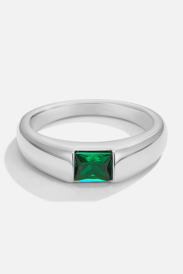 Δαχτυλίδι Ember Silver & Emerald