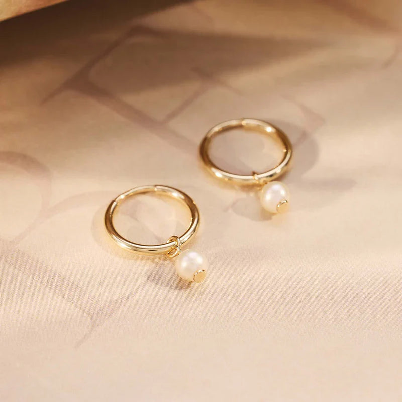 Σκουλαρίκια Delia Crest | Χρυσό 14k