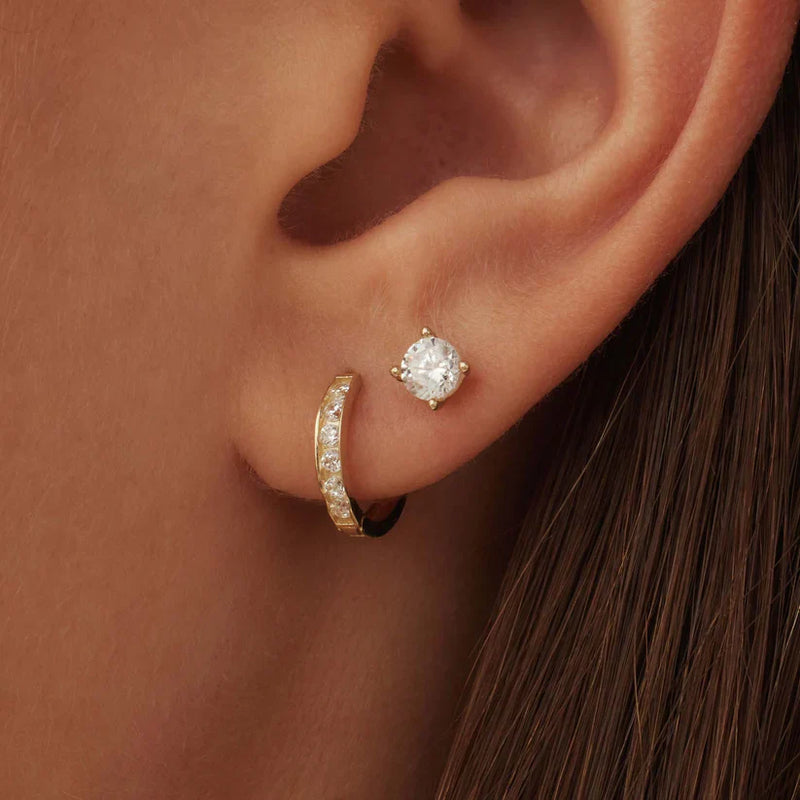 Σετ Σκουλαρίκια Dara Brillane από Στόνι | Χρυσός 14k