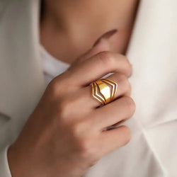 Elegant Χρυσό Δαχτυλίδι