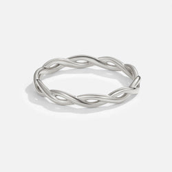 Δαχτυλίδι Infinity Silver Twist