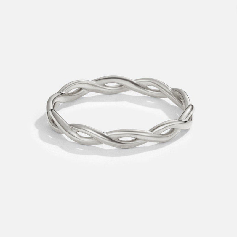 Δαχτυλίδι Infinity Silver Twist