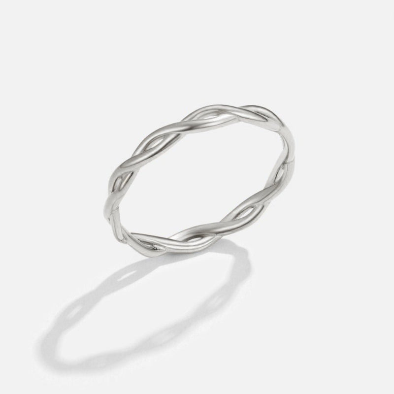 Δαχτυλίδι Infinity Silver Twist