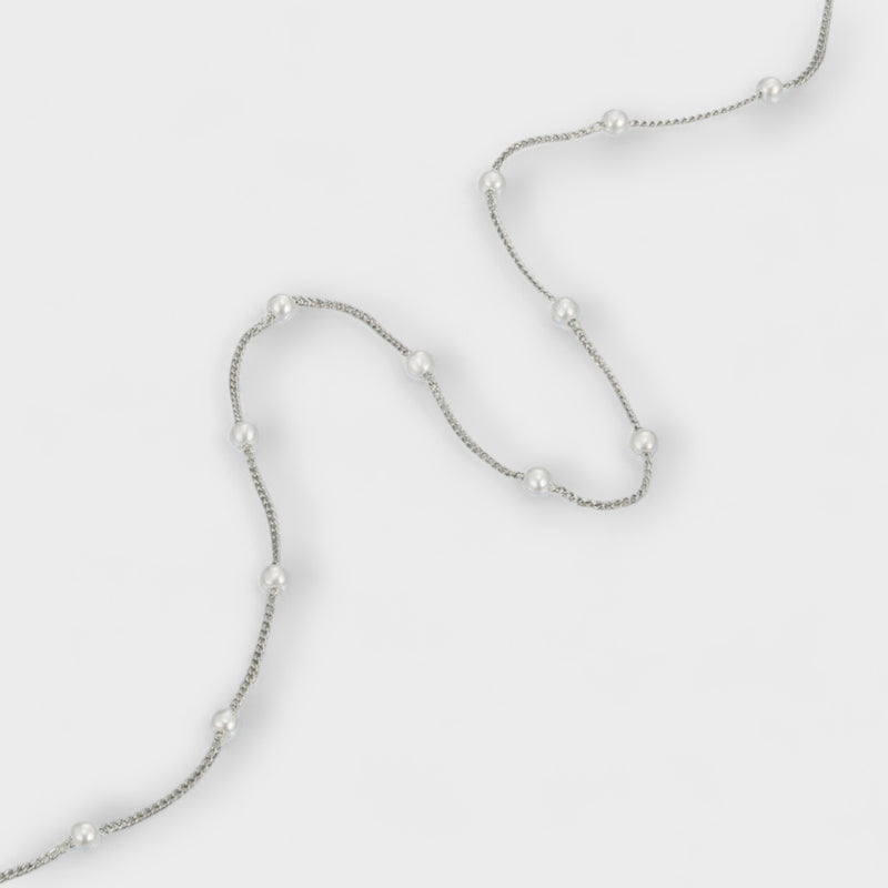 Κολιέ Nura Pearl Silver
