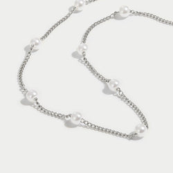 Κολιέ Nura Pearl Silver