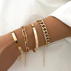 Σετ Βραχιολιών Elan Mercer | Χρυσός 18k