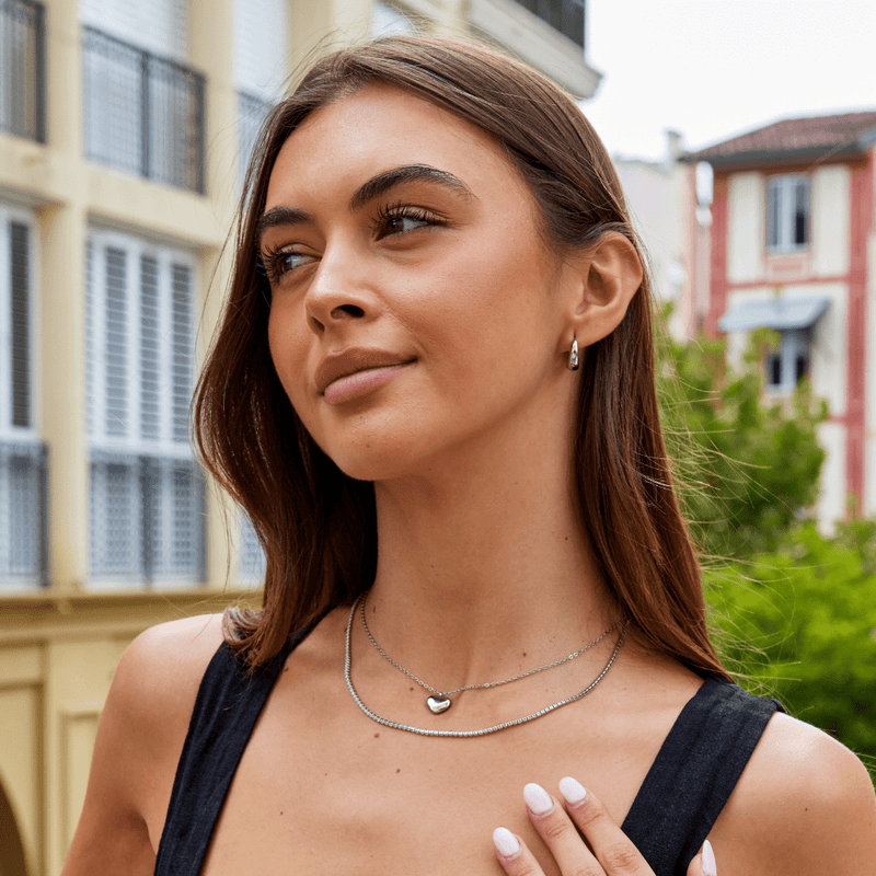 Σκουλαρίκια Hoop από Ασημί Valentina